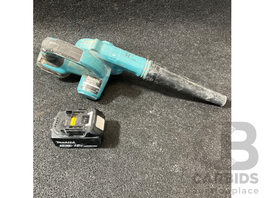 MAKITA 18V Blower (DUB182) with 5.0Ah Battery