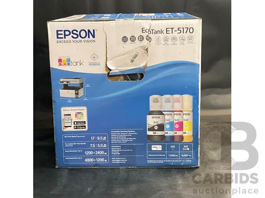 EPSON EcoTank ( ET-5170 ) Business Printer with ADF and Fax