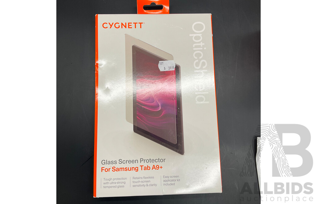 APPLE Pencil , CYGNETT Glass Screen Protector for Samsung Tab A9+ , Magnetic Window Mount , Other...