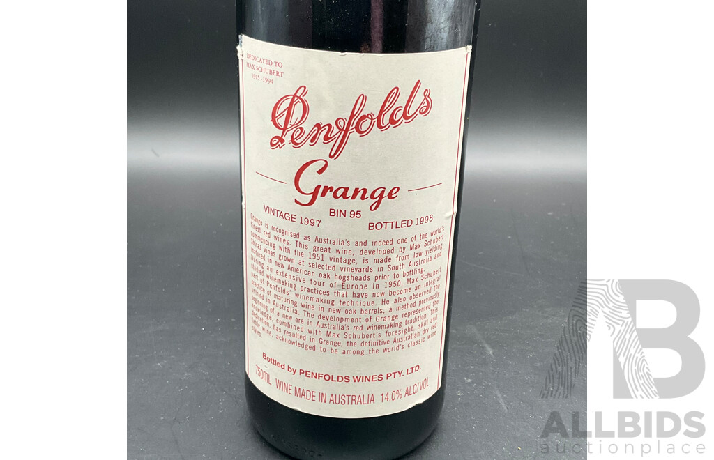 1997 Penfolds Grange (Bin 95) 750ml