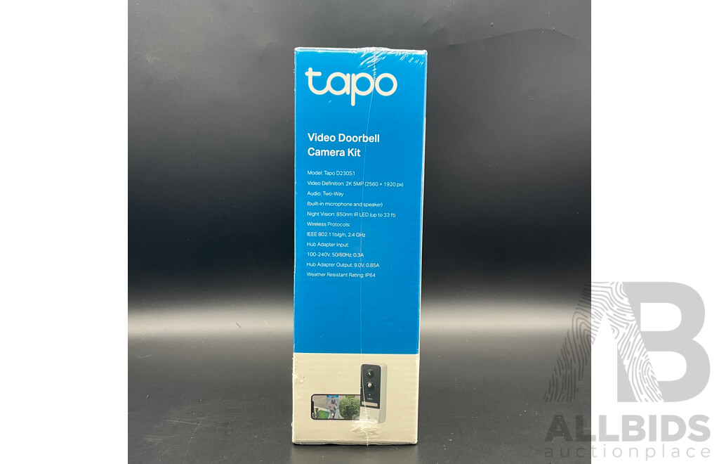 TAPO Video Doorbell Camera Kit  9 Tapo D230S1