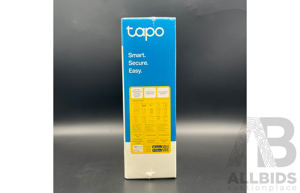 TAPO Video Doorbell Camera Kit  9 Tapo D230S1