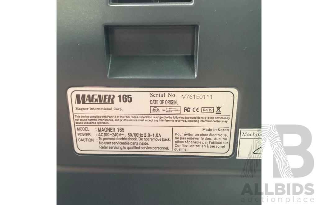MAGNER 165 Currency Counter