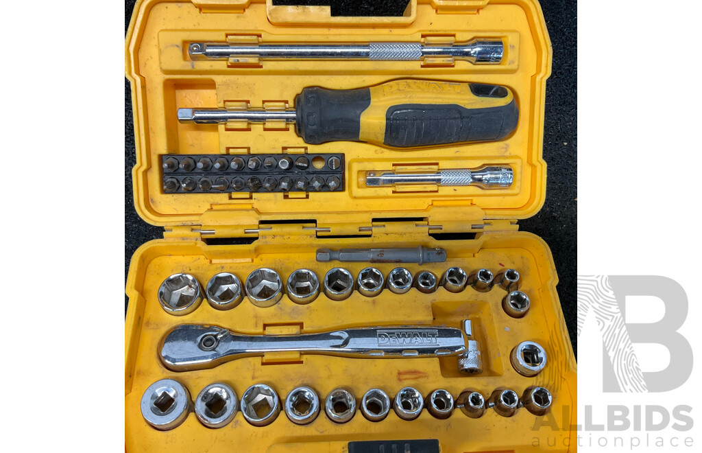 Assorted Hand Tools, Including MAKITA, DeWalt and Others