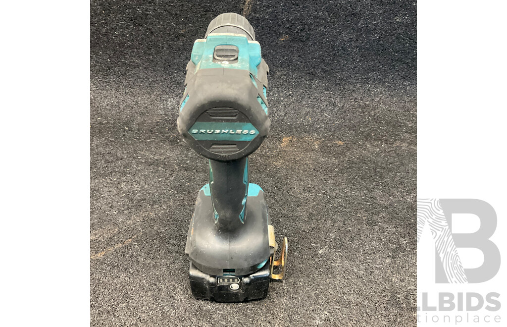 MAKITA 18V LXT Brushless Drill Driver (DDF487) with 5.0Ah Battery
