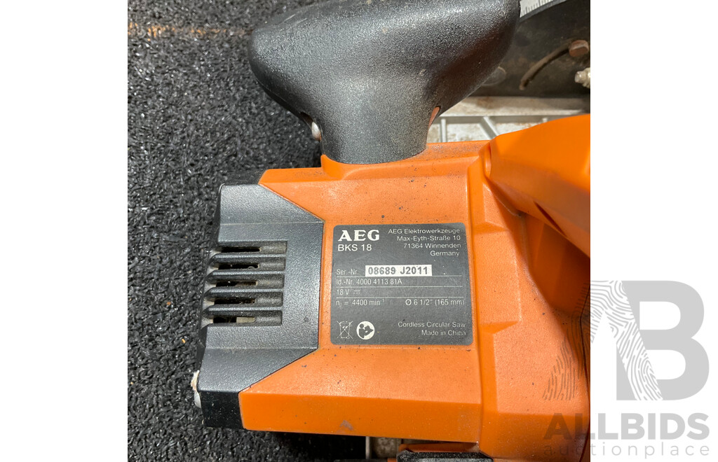 AEG 18V Circular Saw (BKS 18) - Skin Only