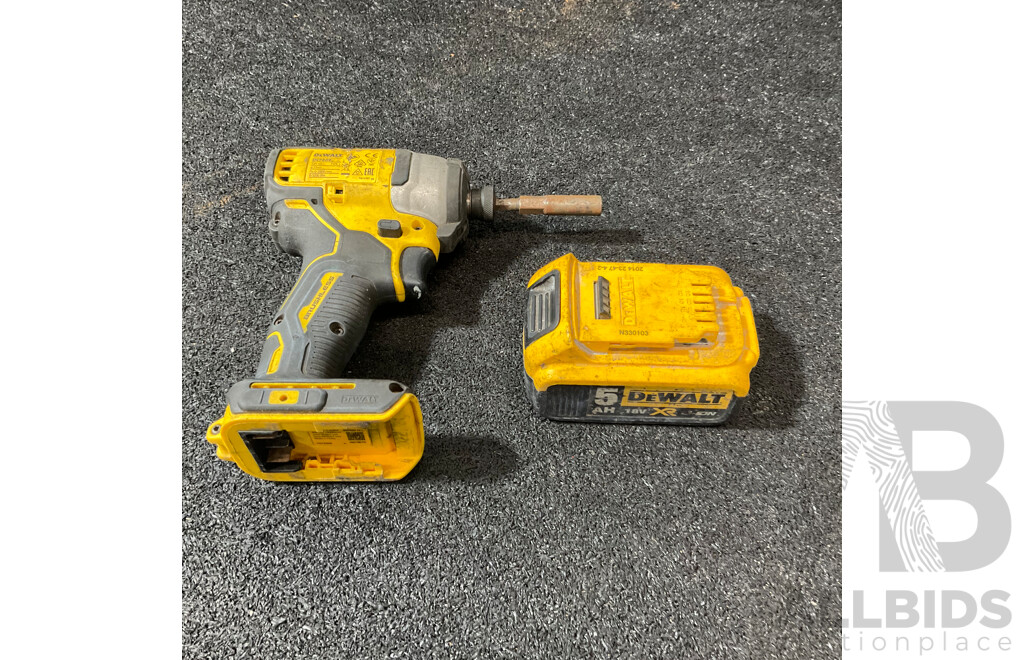DEWALT XR Brushless Impact Driver (DSF809) with 18V  5.0Ah Battery