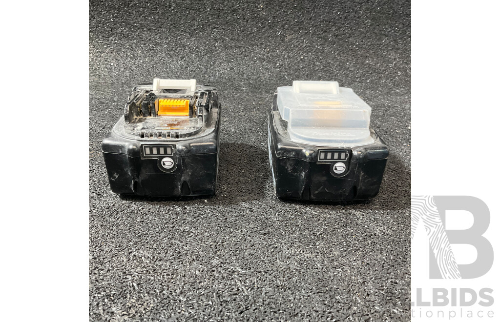 MAKITA 18v 5.0Ah Battery - Lot of 2