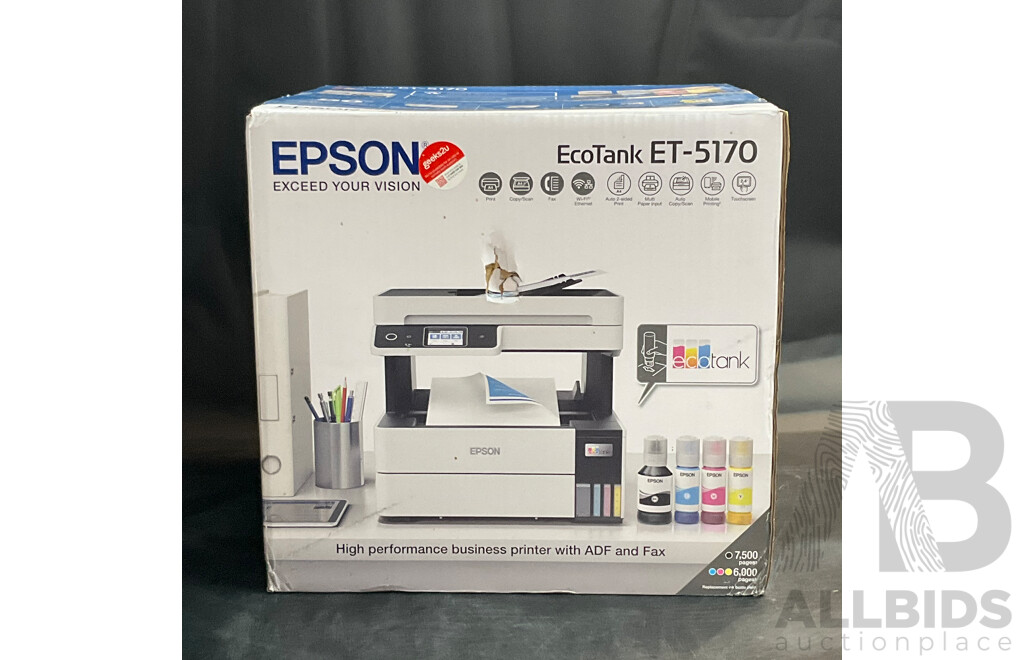 EPSON EcoTank ( ET-5170 ) Business Printer with ADF and Fax