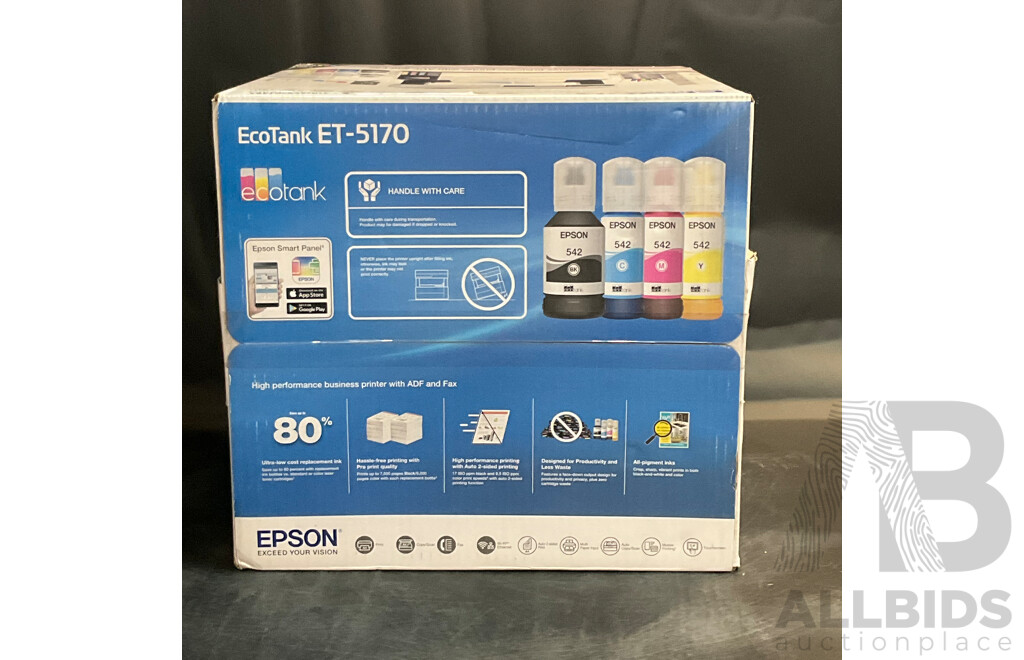 EPSON EcoTank ( ET-5170 ) Business Printer with ADF and Fax