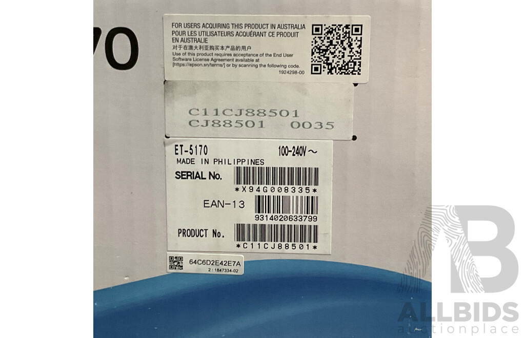 EPSON EcoTank ( ET-5170 ) Business Printer with ADF and Fax