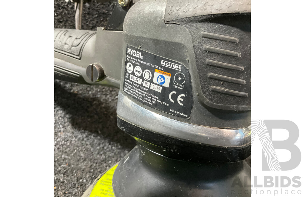 RYOBI (RA-DSAS150-B) Airwave Air Dual Action Sander Including 3/8