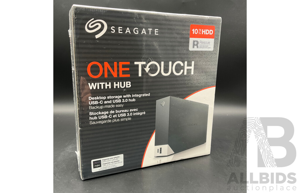 SEAGATE One Touch Hub Desktop Storage (10TB)