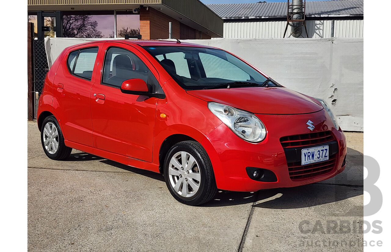 02/2013 Suzuki Alto GLX GF MY12 5d Hatchback Red 1.0L