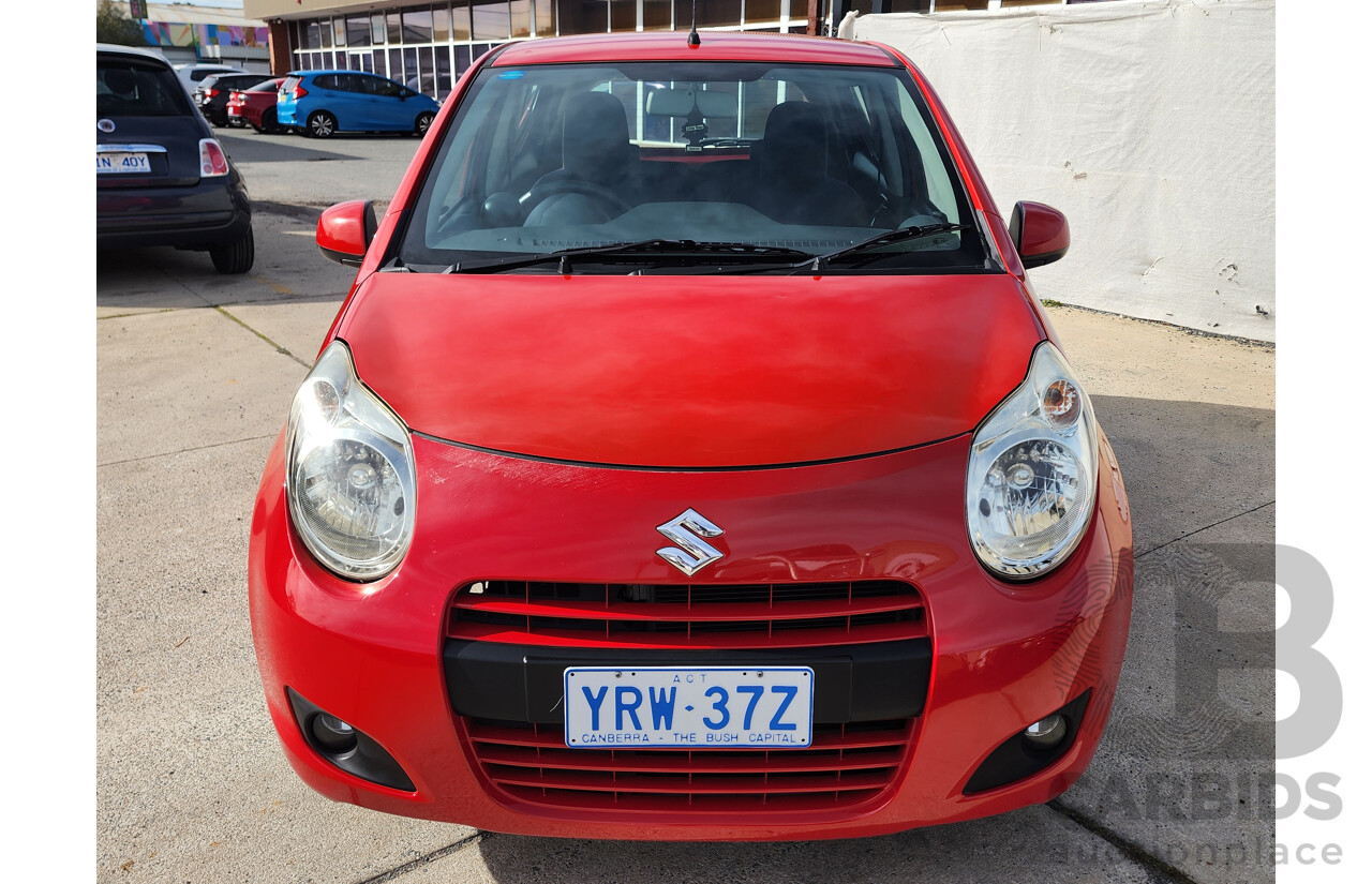 02/2013 Suzuki Alto GLX GF MY12 5d Hatchback Red 1.0L