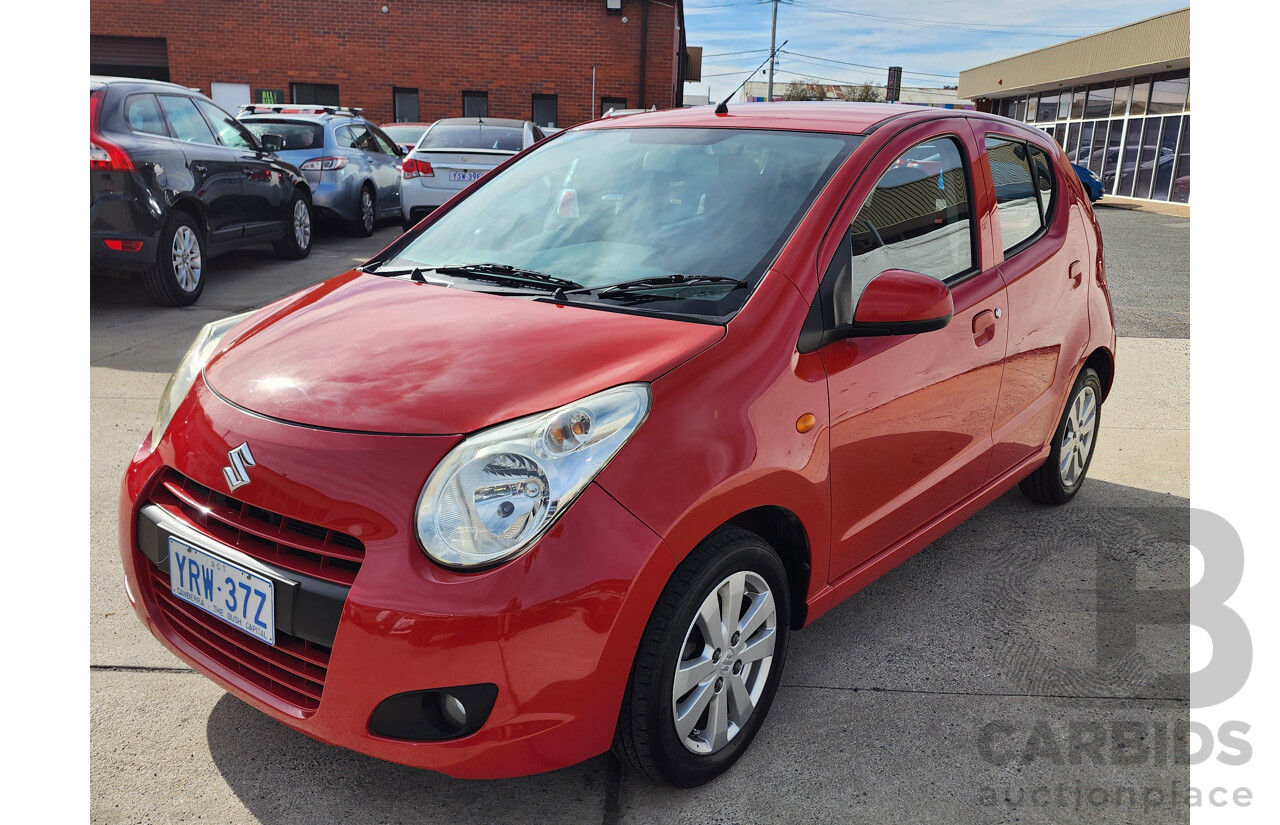 02/2013 Suzuki Alto GLX GF MY12 5d Hatchback Red 1.0L