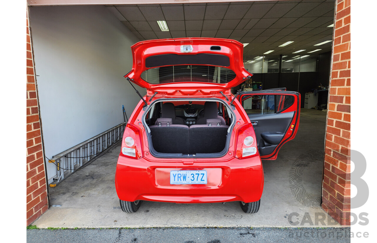 02/2013 Suzuki Alto GLX GF MY12 5d Hatchback Red 1.0L
