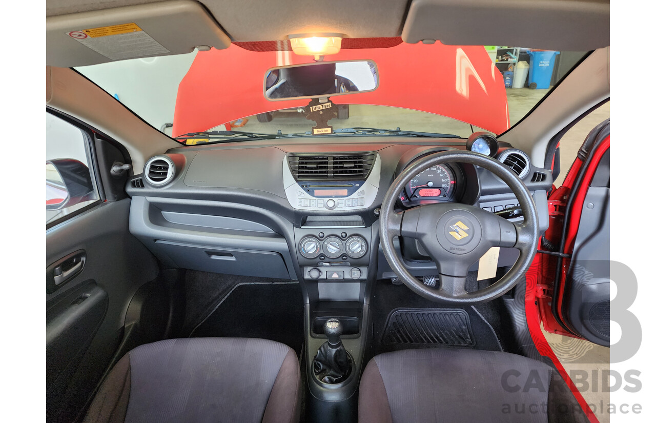 02/2013 Suzuki Alto GLX GF MY12 5d Hatchback Red 1.0L