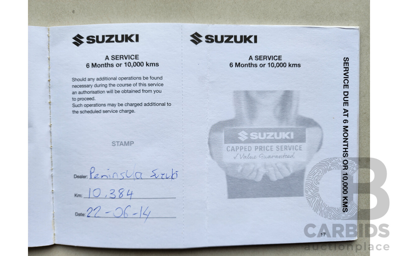 02/2013 Suzuki Alto GLX GF MY12 5d Hatchback Red 1.0L