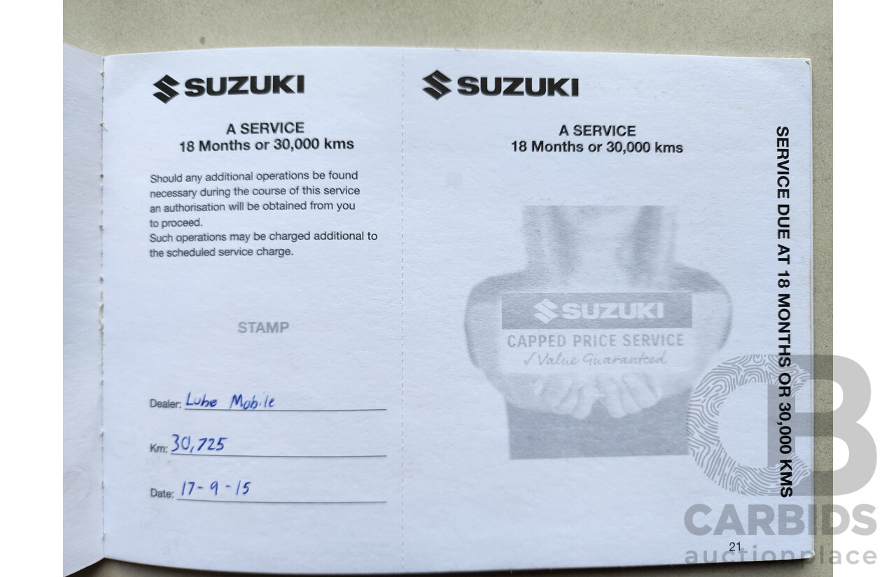 02/2013 Suzuki Alto GLX GF MY12 5d Hatchback Red 1.0L