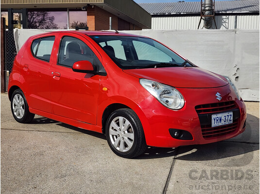 02/2013 Suzuki Alto GLX GF MY12 5d Hatchback Red 1.0L