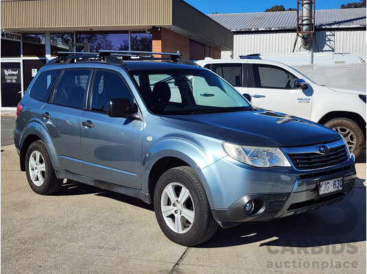 06/2009 Subaru Forester X MY09 4d Wagon Blue 2.5L