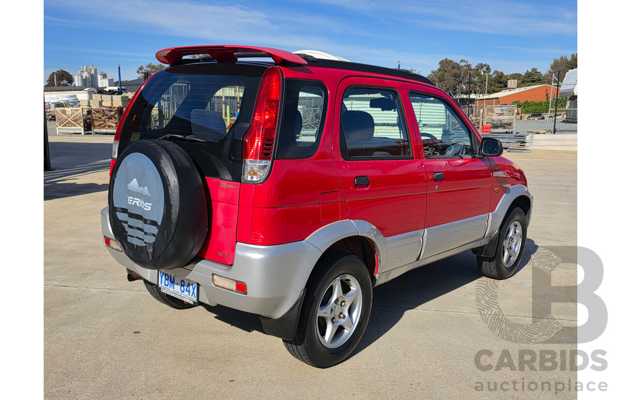07/2001 Daihatsu Terios SX (4x4) 4d Wagon Red 1.3L