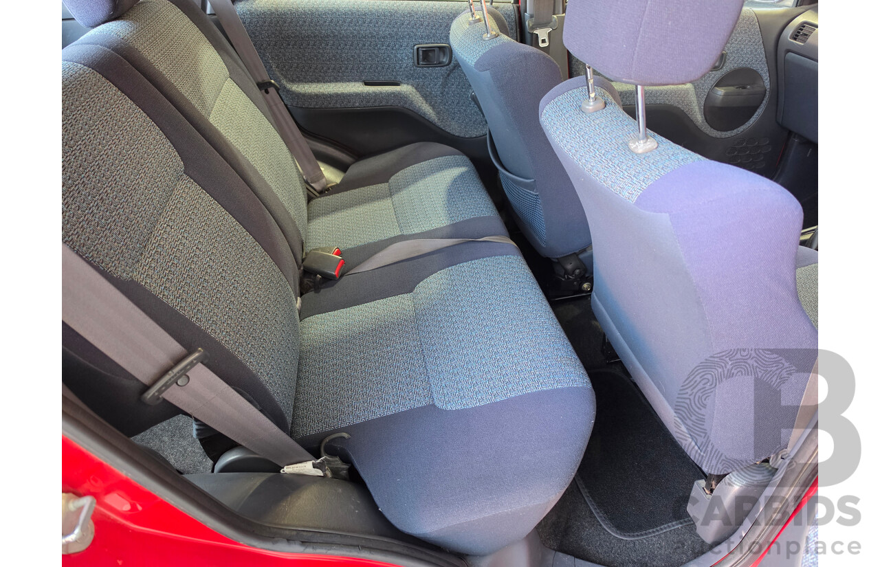 07/2001 Daihatsu Terios SX (4x4) 4d Wagon Red 1.3L
