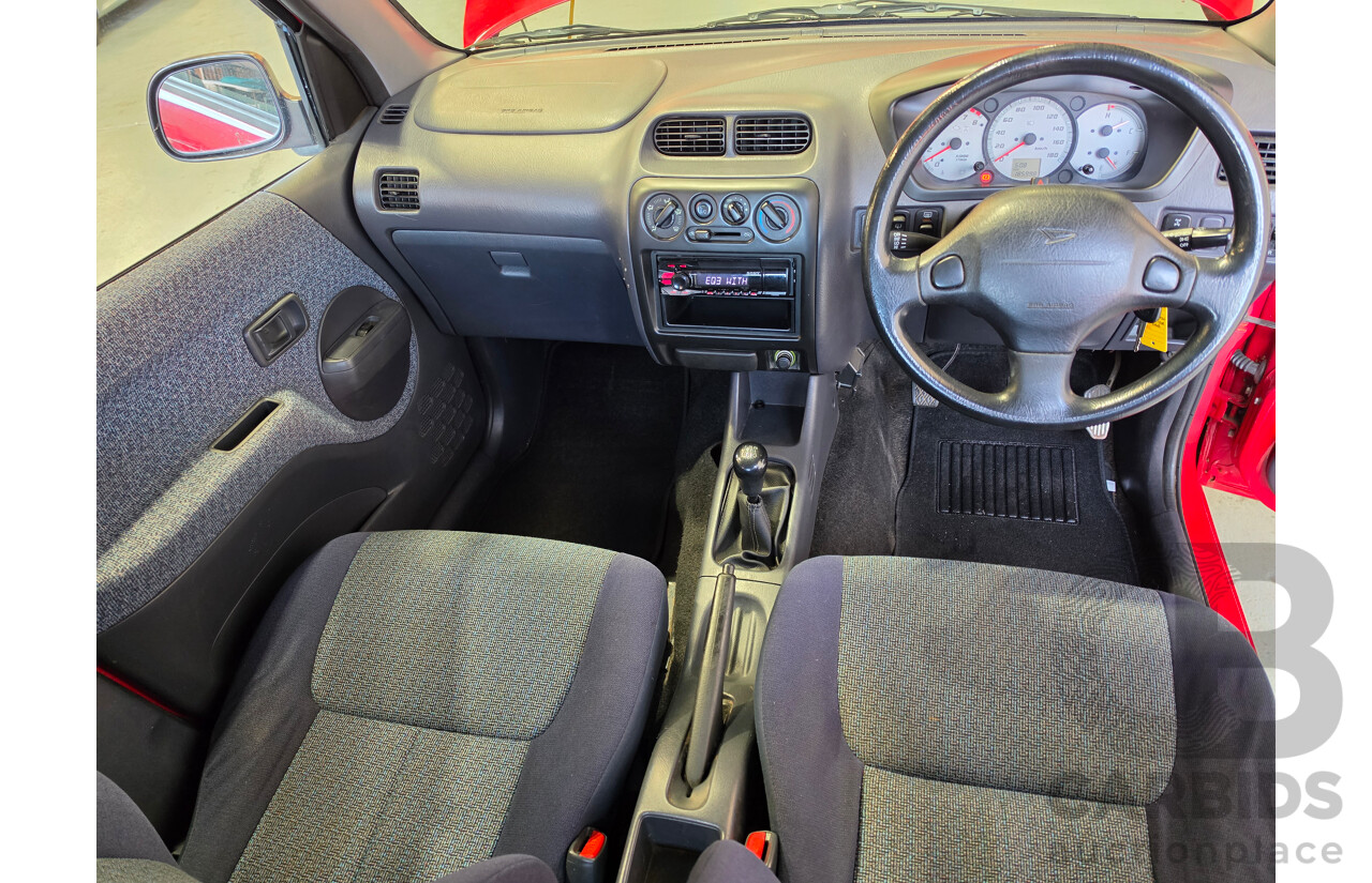 07/2001 Daihatsu Terios SX (4x4) 4d Wagon Red 1.3L