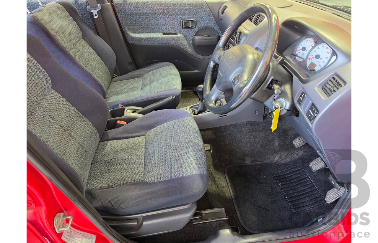 07/2001 Daihatsu Terios SX (4x4) 4d Wagon Red 1.3L