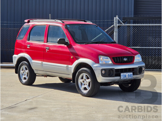 07/2001 Daihatsu Terios SX (4x4) 4d Wagon Red 1.3L