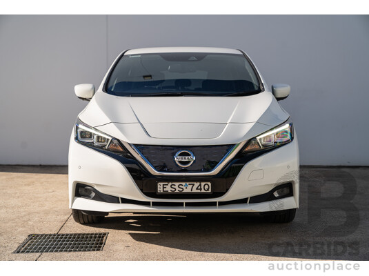 02/2022 Nissan Leaf EV ZE1 MY22 4d Hatchback Arctic White Battery Electric Vehicle 110kw
