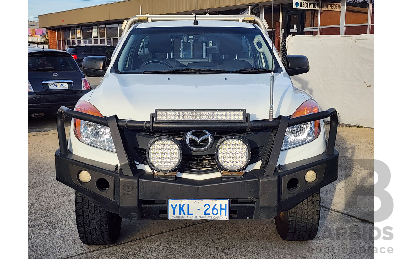 02/2015 Mazda Bt50 XT (4x2) MY13 C/Chas White 3.2L