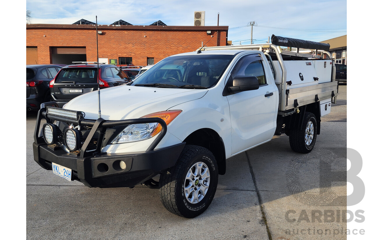 02/2015 Mazda Bt50 XT (4x2) MY13 C/Chas White 3.2L