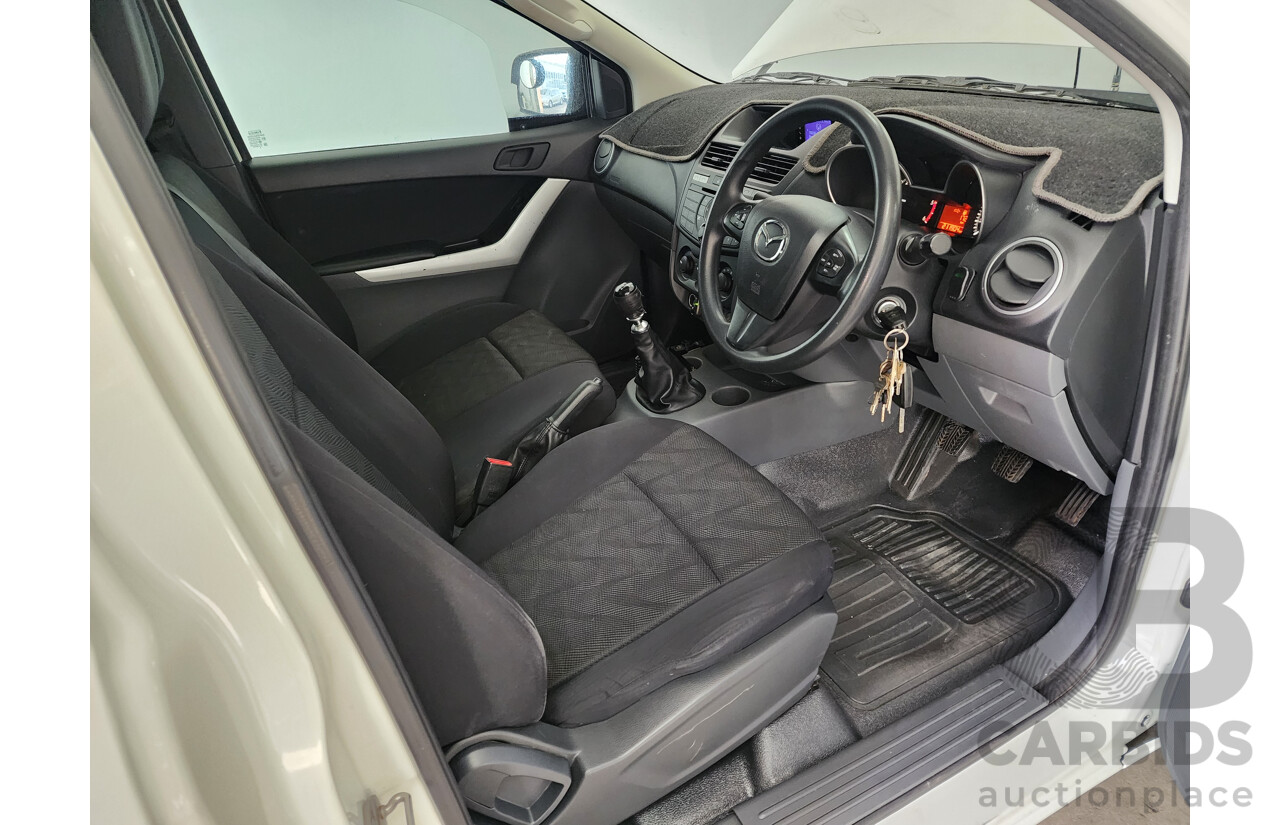 02/2015 Mazda Bt50 XT (4x2) MY13 C/Chas White 3.2L