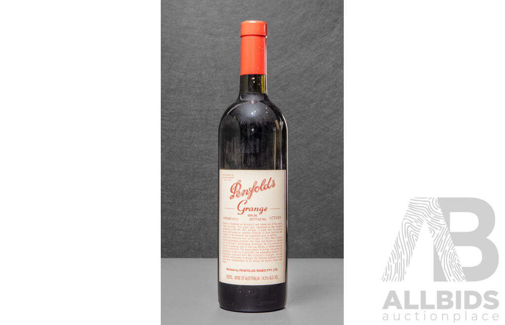 Penfolds Grange Bin 95 Vintage 2001