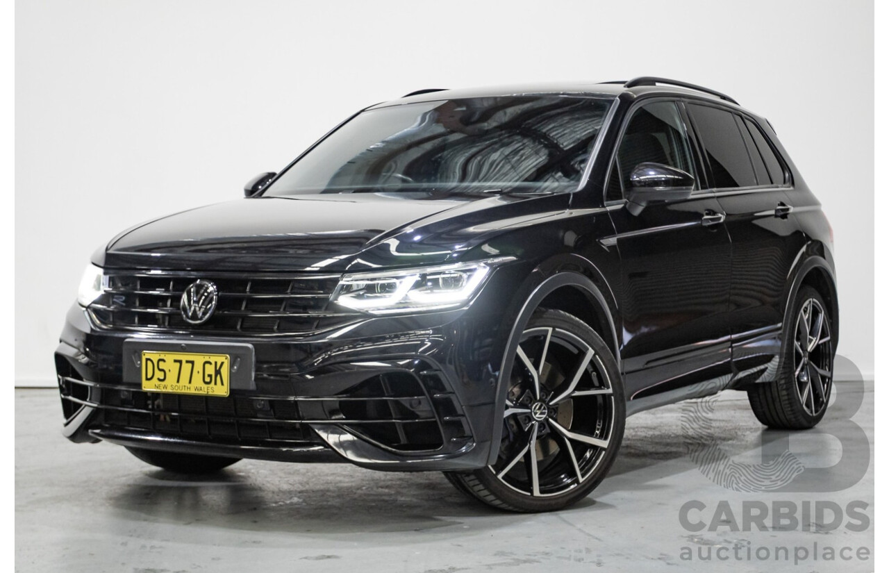 2/2023 Volkswagen Tiguan R Grid Edition (AWD) AX MY23 4d Wagon Deep Black Pearlescent Turbo 2.0L