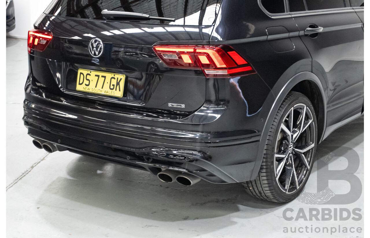 2/2023 Volkswagen Tiguan R Grid Edition (AWD) AX MY23 4d Wagon Deep Black Pearlescent Turbo 2.0L