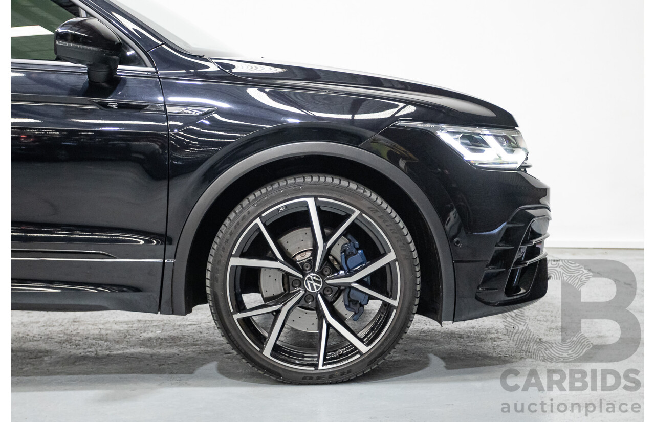 2/2023 Volkswagen Tiguan R Grid Edition (AWD) AX MY23 4d Wagon Deep Black Pearlescent Turbo 2.0L