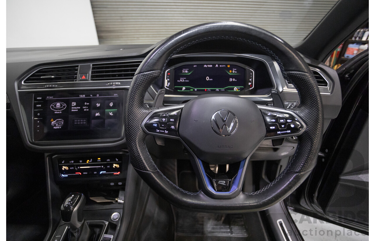2/2023 Volkswagen Tiguan R Grid Edition (AWD) AX MY23 4d Wagon Deep Black Pearlescent Turbo 2.0L