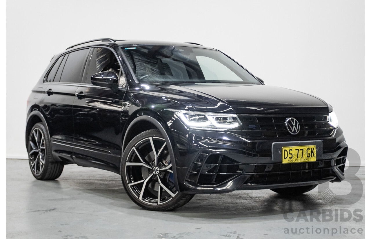 2/2023 Volkswagen Tiguan R Grid Edition (AWD) AX MY23 4d Wagon Deep Black Pearlescent Turbo 2.0L