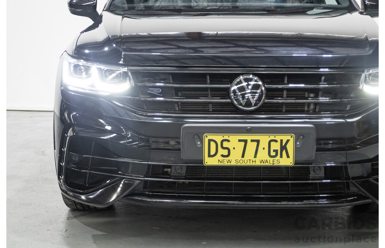 2/2023 Volkswagen Tiguan R Grid Edition (AWD) AX MY23 4d Wagon Deep Black Pearlescent Turbo 2.0L