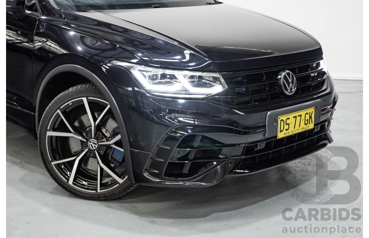 2/2023 Volkswagen Tiguan R Grid Edition (AWD) AX MY23 4d Wagon Deep Black Pearlescent Turbo 2.0L