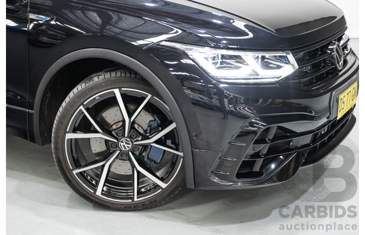 2/2023 Volkswagen Tiguan R Grid Edition (AWD) AX MY23 4d Wagon Deep Black Pearlescent Turbo 2.0L