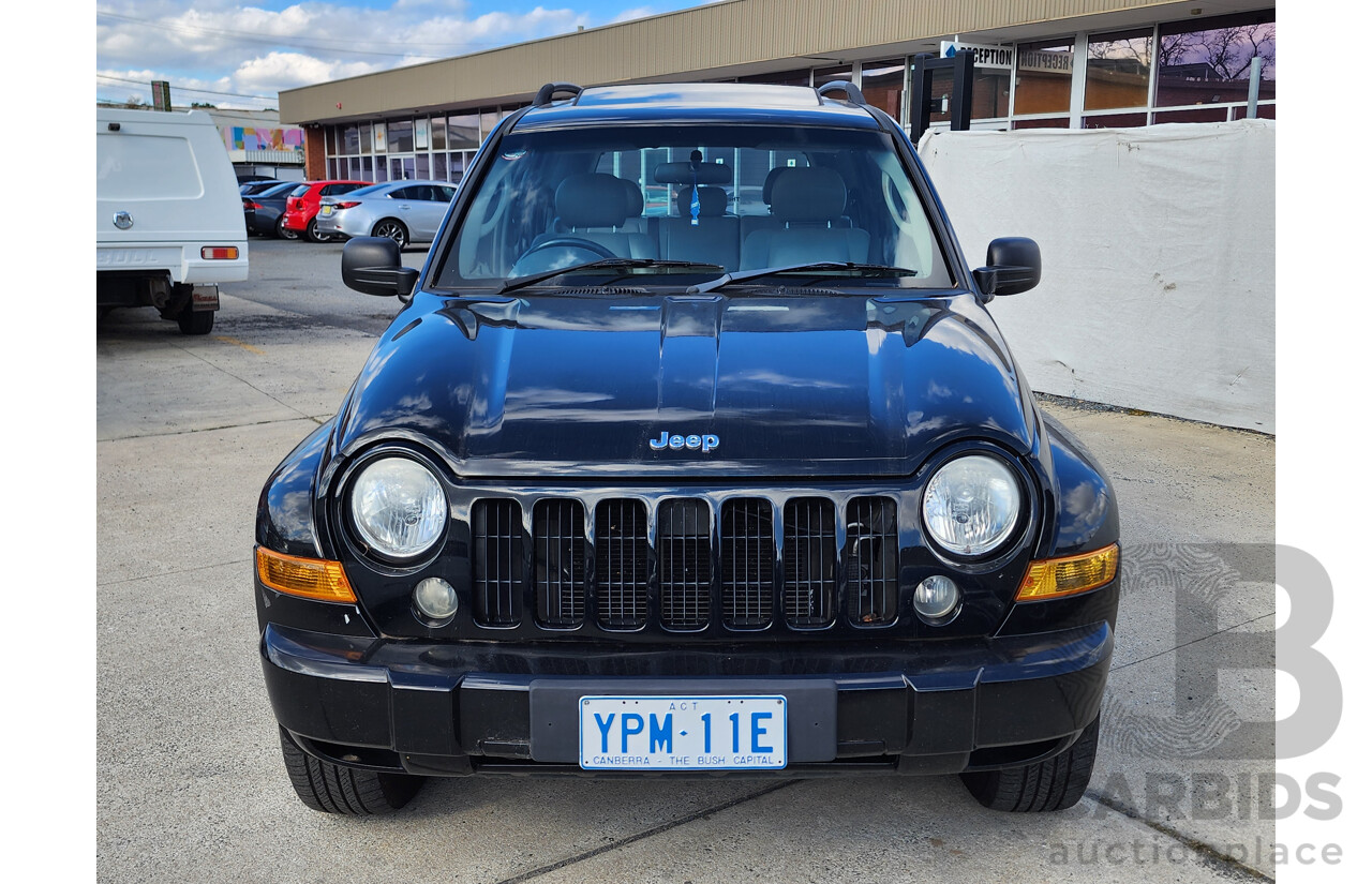08/2007 Jeep Cherokee Sport (4x4) KJ MY05 UPGRADE 4d Wagon Black 3.7L