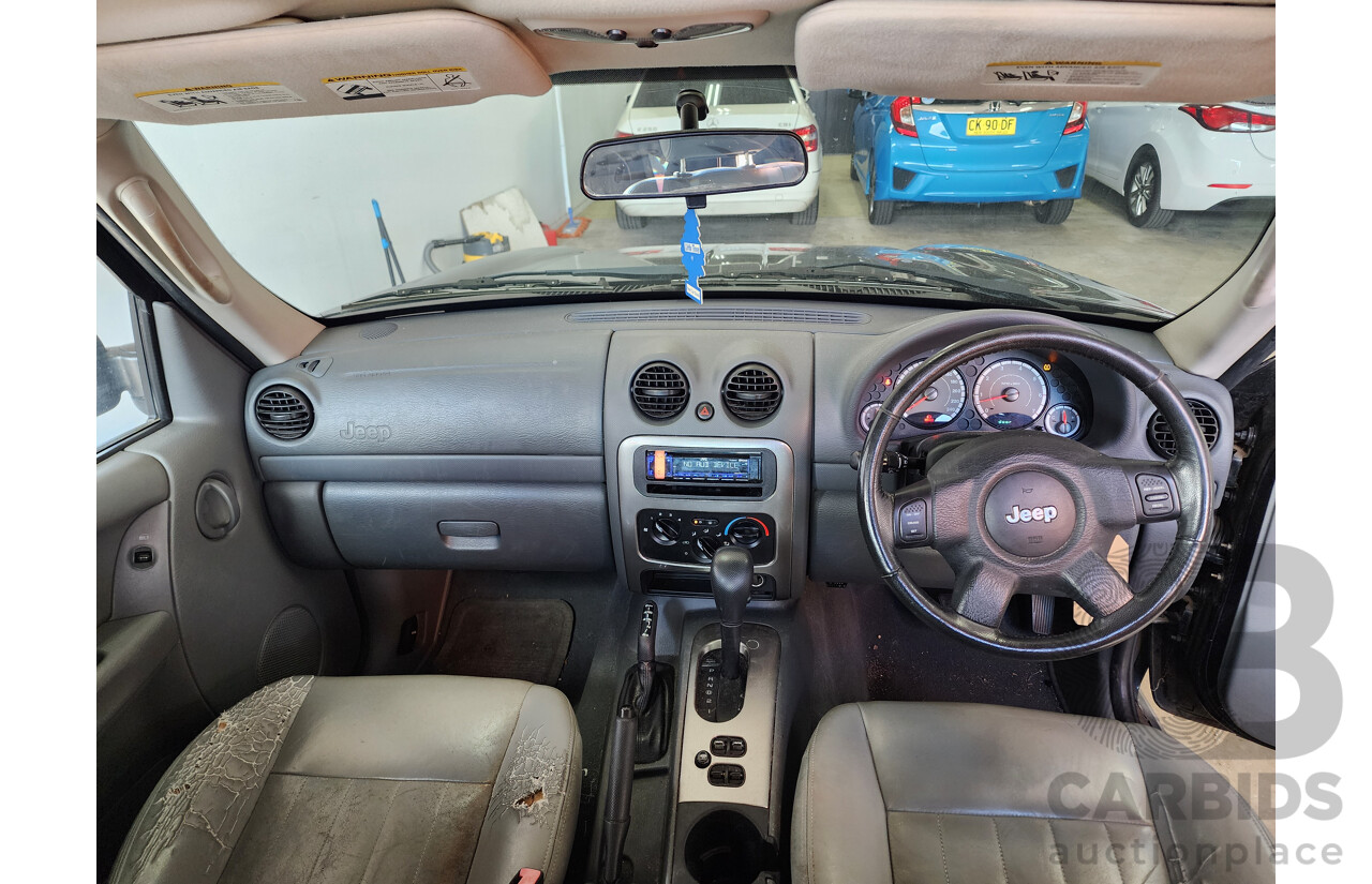 08/2007 Jeep Cherokee Sport (4x4) KJ MY05 UPGRADE 4d Wagon Black 3.7L