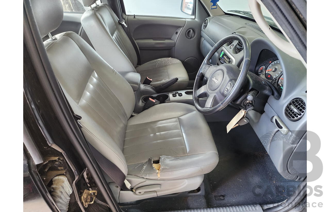 08/2007 Jeep Cherokee Sport (4x4) KJ MY05 UPGRADE 4d Wagon Black 3.7L