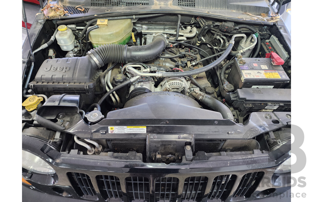 08/2007 Jeep Cherokee Sport (4x4) KJ MY05 UPGRADE 4d Wagon Black 3.7L