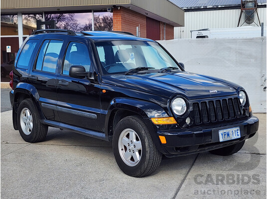 08/2007 Jeep Cherokee Sport (4x4) KJ MY05 UPGRADE 4d Wagon Black 3.7L