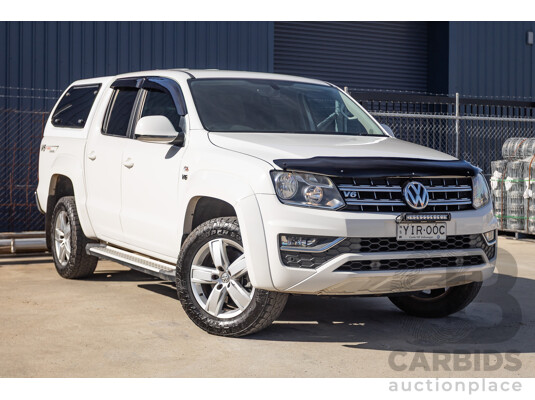 5/2019 Volkswagen Amarok V6 TDI 550 Sportline (4x4) 2H MY19 Dual Cab Utility Candy White Turbo Diesel 3.0L